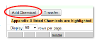 example 1 of adding a chemical