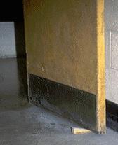 Door with wedge