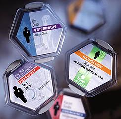 Landauer Dosimeter badges