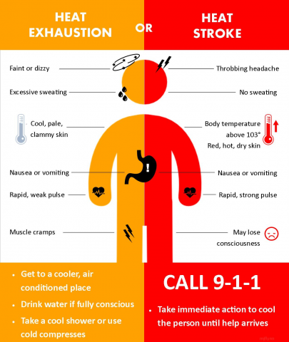 Heat stress chart